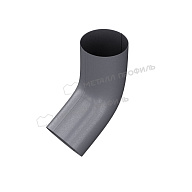 Колено трубы МЕТАЛЛ ПРОФИЛЬ Foramina Freeze D100 Grey