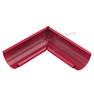 Угол желоба внутренний МЕТАЛЛ ПРОФИЛЬ Foramina PUR D125 Ral 3005