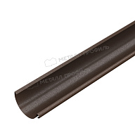 Желоб водосточный МЕТАЛЛ ПРОФИЛЬ Foramina Freeze D125х3000 DarkBrown