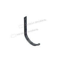 Держатель желоба карнизный МЕТАЛЛ ПРОФИЛЬ Foramina PUR D150х165 Ral 7024