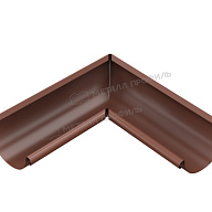 Угол желоба внутренний МЕТАЛЛ ПРОФИЛЬ Foramina PUR D150 Ral 8017