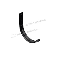 Держатель желоба карнизный МЕТАЛЛ ПРОФИЛЬ PURMAN BLACK EDITION D125х132 Ral 9005