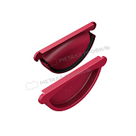 Заглушка желоба МЕТАЛЛ ПРОФИЛЬ Foramina PUR D125 Ral 3005