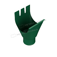 Воронка выпускная МЕТАЛЛ ПРОФИЛЬ Foramina PUR D150/100 Ral 6005