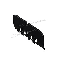 Ограничитель перелива универсальный МЕТАЛЛ ПРОФИЛЬ PURMAN BLACK EDITION Ral 9005